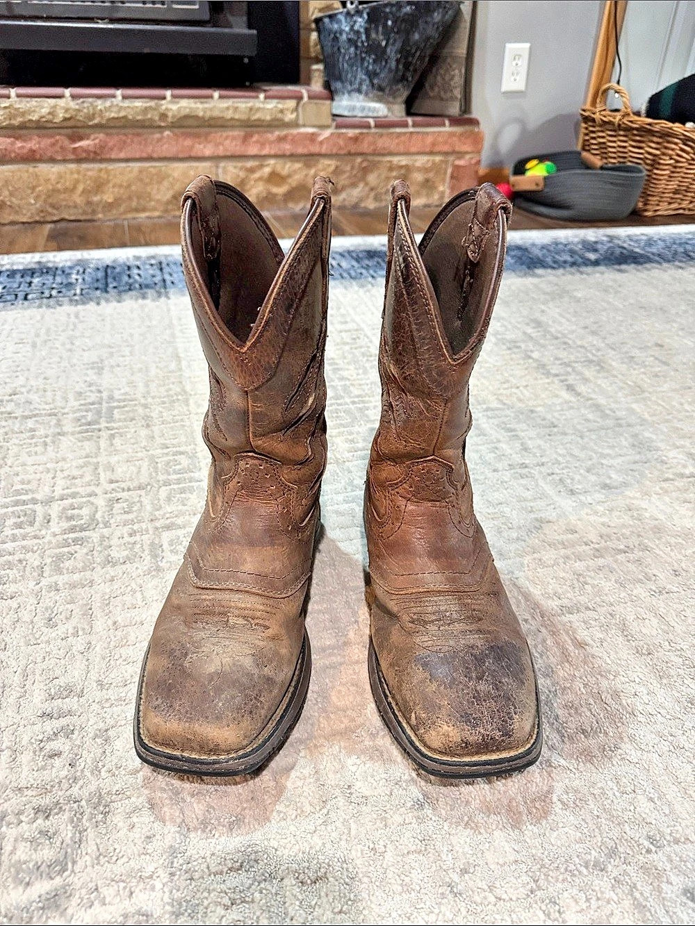 Cody James Men's Scratch American Flag Lite Performance Western Boots Scratch